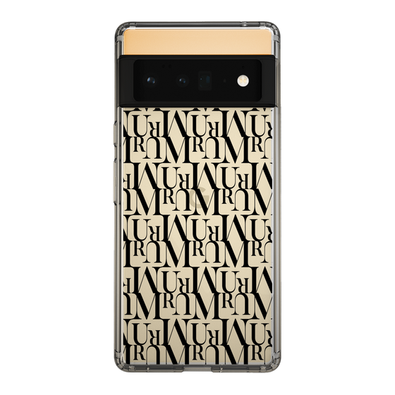 Slim Protection Case［ MURUA - Monogram - Black ］