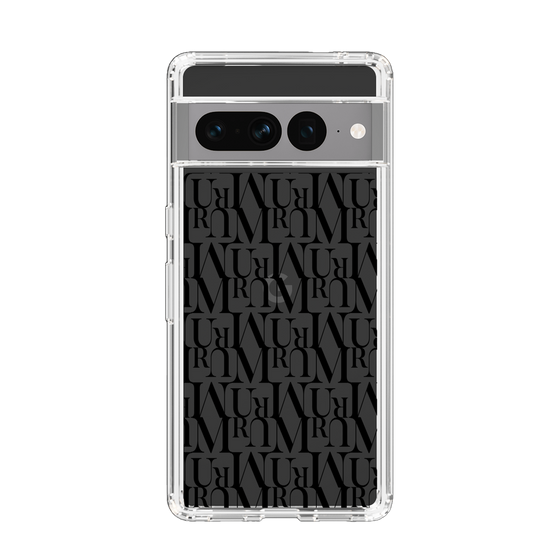 Slim Protection Case［ MURUA - Monogram - Black ］