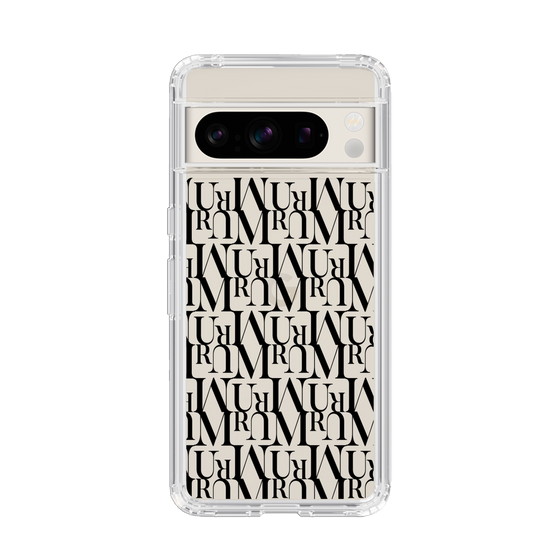 Slim Protection Case［ MURUA - Monogram - Black ］