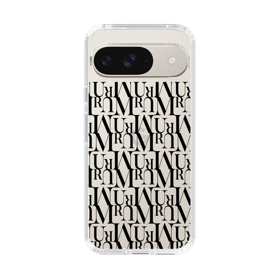 Slim Protection Case［ MURUA - Monogram - Black ］
