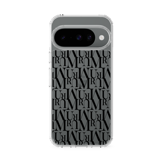 Slim Protection Case［ MURUA - Monogram - Black ］