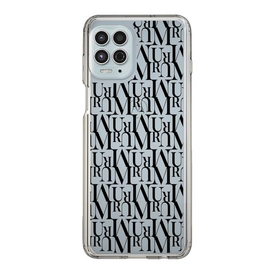 Slim Protection Case［ MURUA - Monogram - Black ］