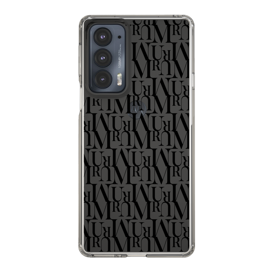 Slim Protection Case［ MURUA - Monogram - Black ］