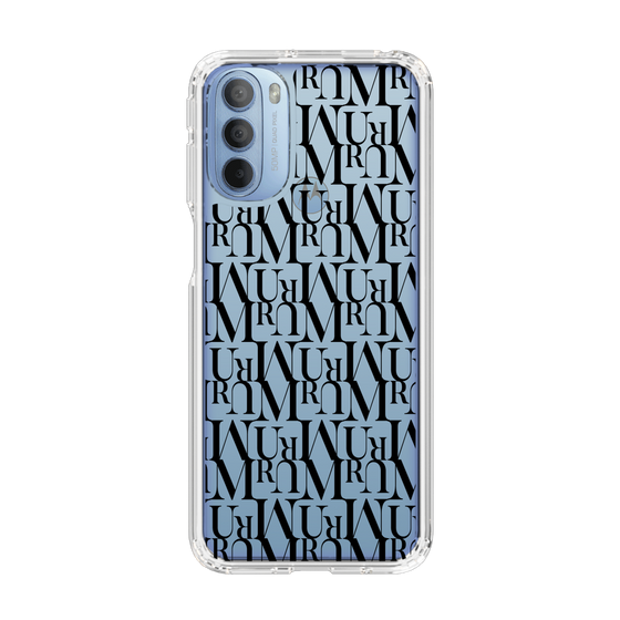 Slim Protection Case［ MURUA - Monogram - Black ］