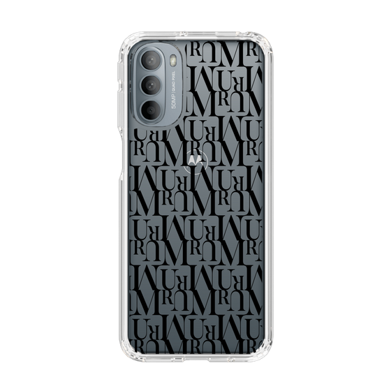 Slim Protection Case［ MURUA - Monogram - Black ］