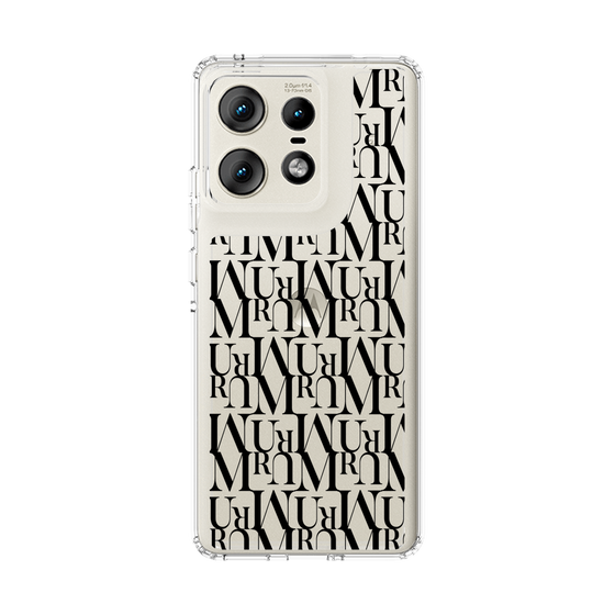 Slim Protection Case［ MURUA - Monogram - Black ］