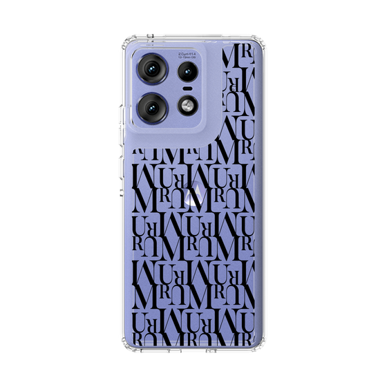 Slim Protection Case［ MURUA - Monogram - Black ］