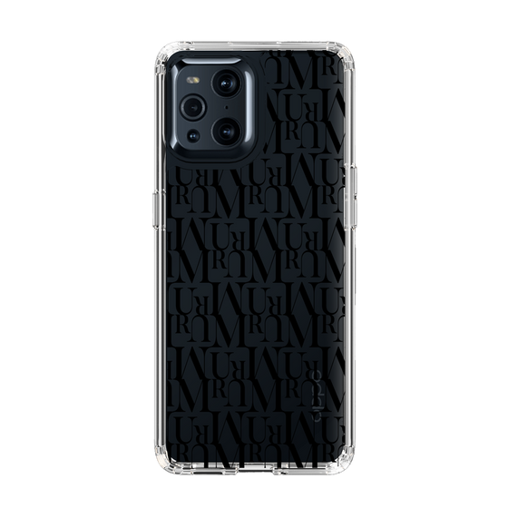Slim Protection Case［ MURUA - Monogram - Black ］