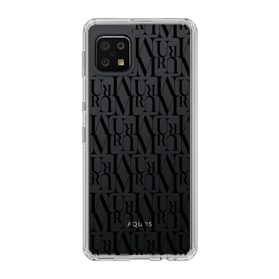 Slim Protection Case［ MURUA - Monogram - Black ］
