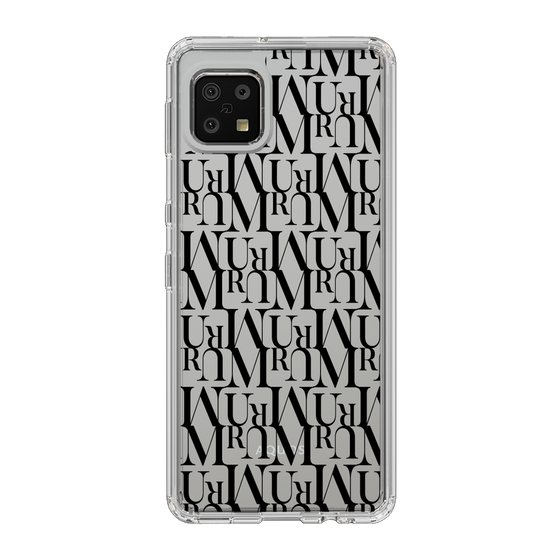 Slim Protection Case［ MURUA - Monogram - Black ］