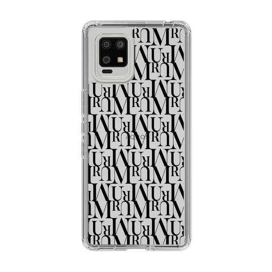 Slim Protection Case［ MURUA - Monogram - Black ］
