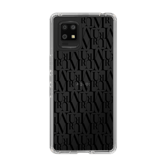 Slim Protection Case［ MURUA - Monogram - Black ］