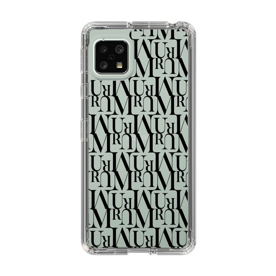 Slim Protection Case［ MURUA - Monogram - Black ］