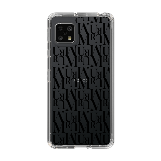 Slim Protection Case［ MURUA - Monogram - Black ］
