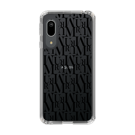 Slim Protection Case［ MURUA - Monogram - Black ］