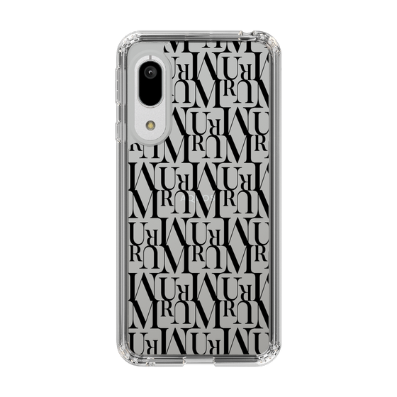 Slim Protection Case［ MURUA - Monogram - Black ］