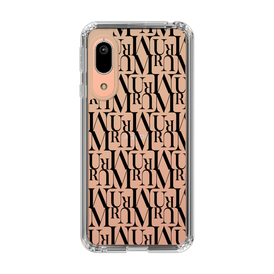 Slim Protection Case［ MURUA - Monogram - Black ］