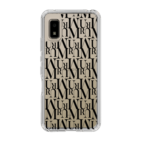Slim Protection Case［ MURUA - Monogram - Black ］