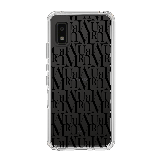 Slim Protection Case［ MURUA - Monogram - Black ］