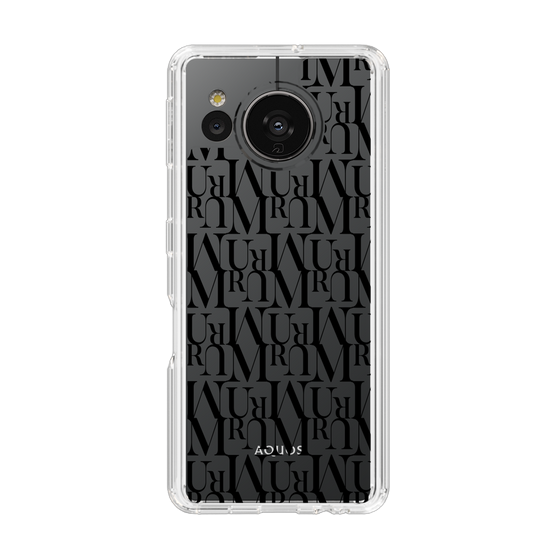Slim Protection Case［ MURUA - Monogram - Black ］