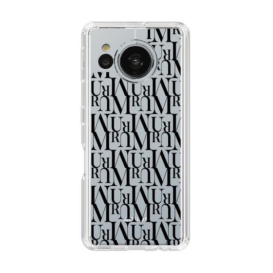 Slim Protection Case［ MURUA - Monogram - Black ］
