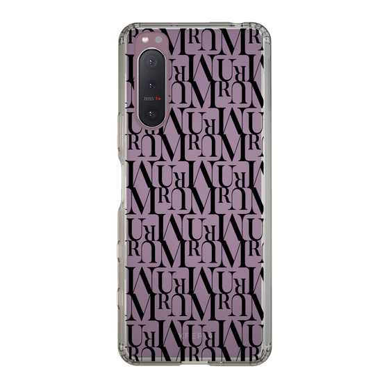 Slim Protection Case［ MURUA - Monogram - Black ］