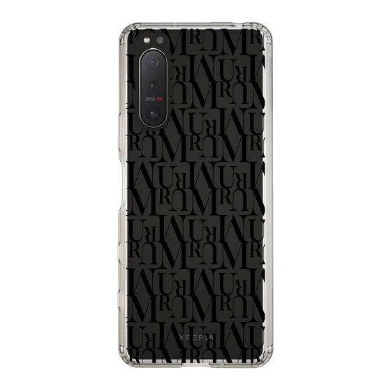 Slim Protection Case［ MURUA - Monogram - Black ］