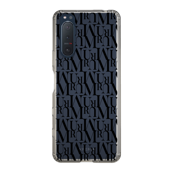 Slim Protection Case［ MURUA - Monogram - Black ］