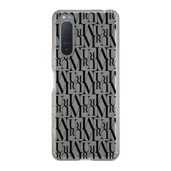 Slim Protection Case［ MURUA - Monogram - Black ］
