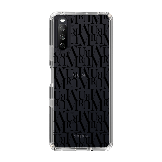 Slim Protection Case［ MURUA - Monogram - Black ］