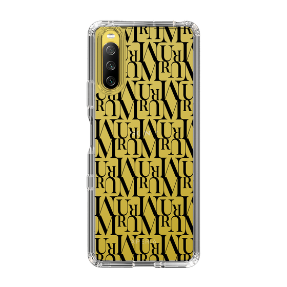 Slim Protection Case［ MURUA - Monogram - Black ］