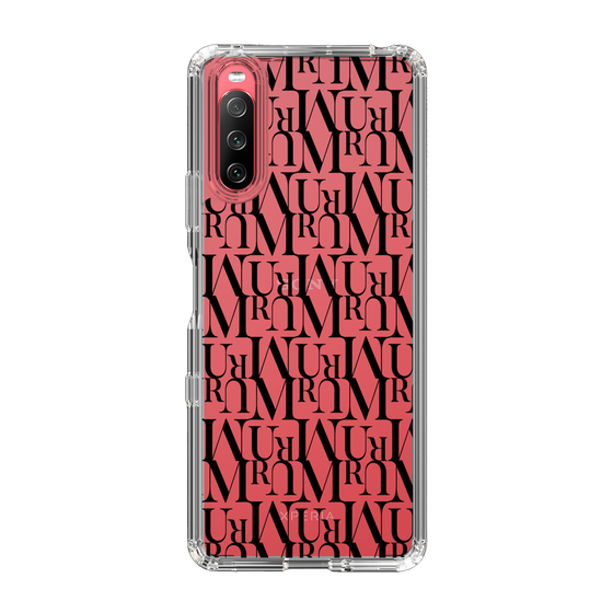 Slim Protection Case［ MURUA - Monogram - Black ］
