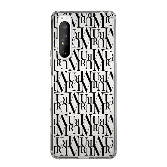 Slim Protection Case［ MURUA - Monogram - Black ］