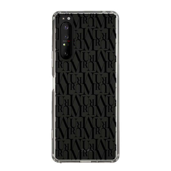 Slim Protection Case［ MURUA - Monogram - Black ］
