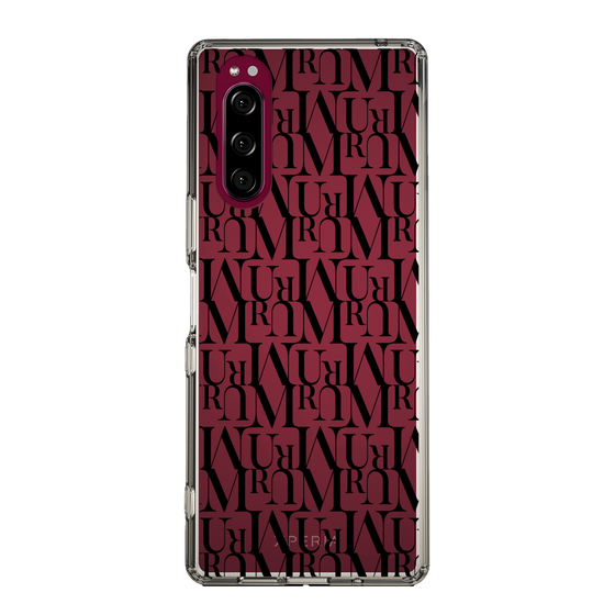 Slim Protection Case［ MURUA - Monogram - Black ］