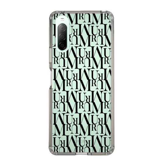 Slim Protection Case［ MURUA - Monogram - Black ］