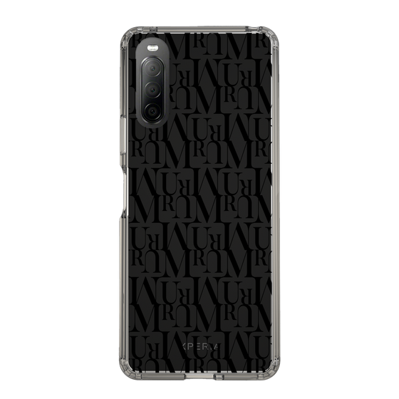 Slim Protection Case［ MURUA - Monogram - Black ］
