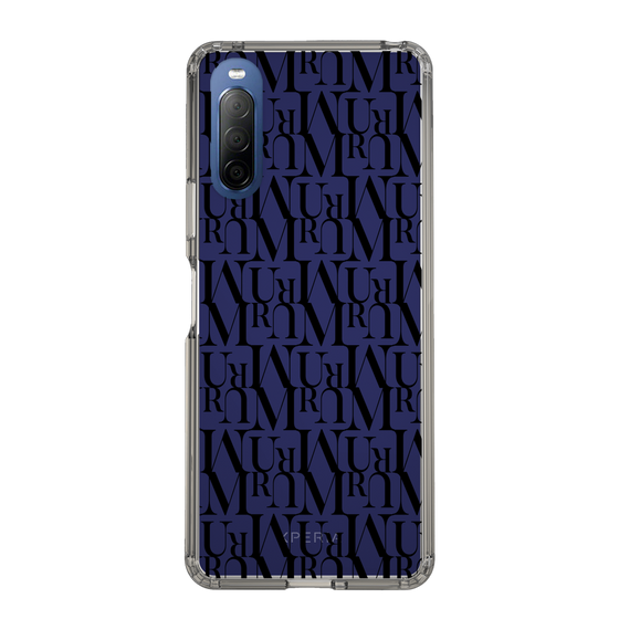 Slim Protection Case［ MURUA - Monogram - Black ］