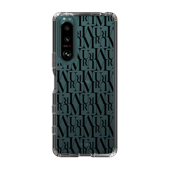 Slim Protection Case［ MURUA - Monogram - Black ］