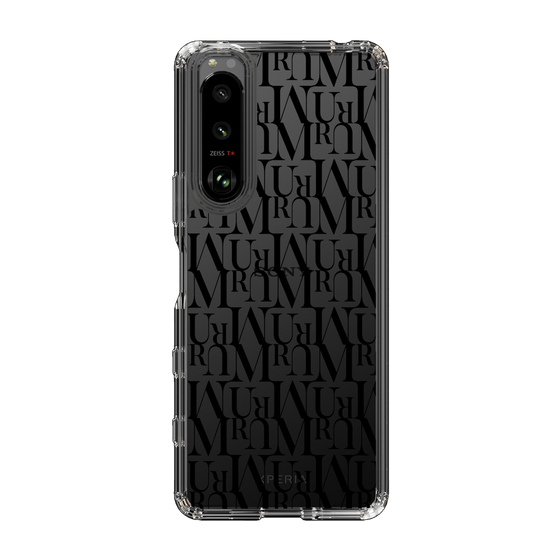 Slim Protection Case［ MURUA - Monogram - Black ］