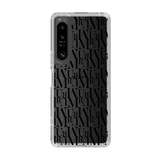 Slim Protection Case［ MURUA - Monogram - Black ］