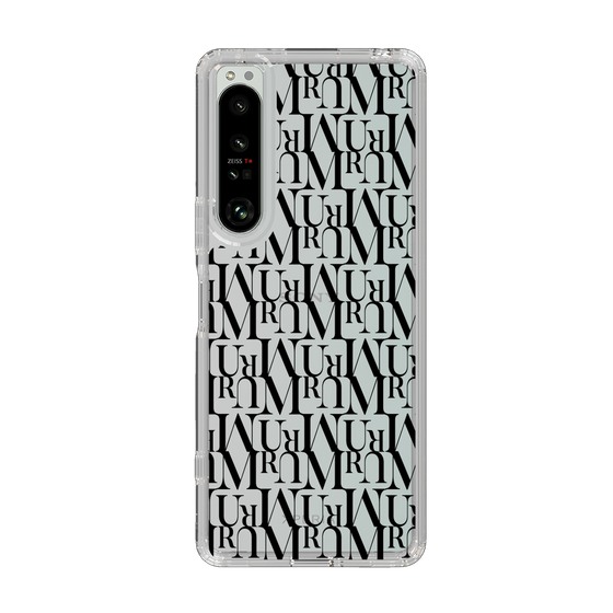 Slim Protection Case［ MURUA - Monogram - Black ］