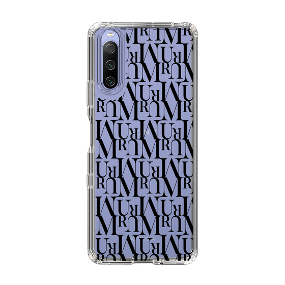 Slim Protection Case［ MURUA - Monogram - Black ］