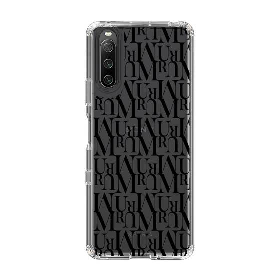 Slim Protection Case［ MURUA - Monogram - Black ］