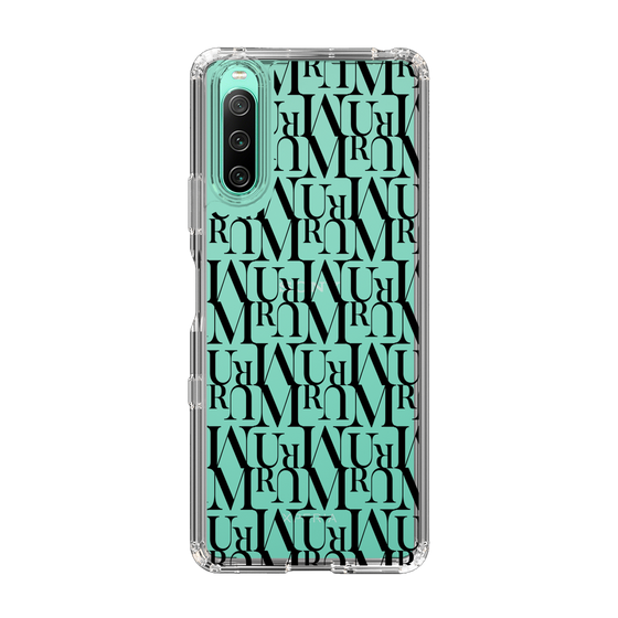 Slim Protection Case［ MURUA - Monogram - Black ］