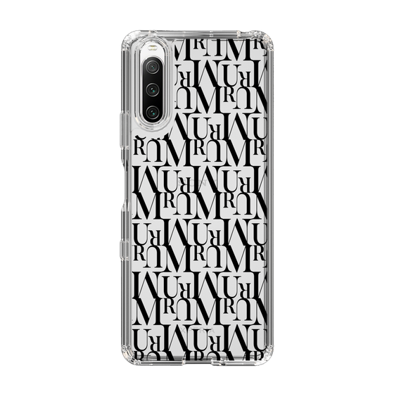 Slim Protection Case［ MURUA - Monogram - Black ］