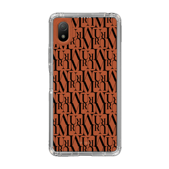 Slim Protection Case［ MURUA - Monogram - Black ］
