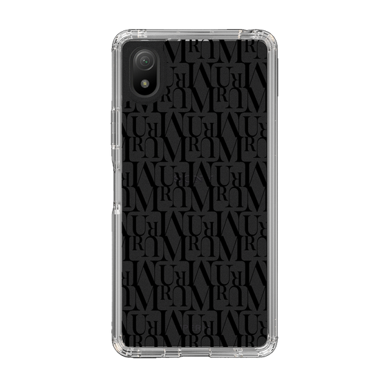 Slim Protection Case［ MURUA - Monogram - Black ］