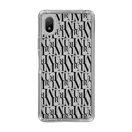 Slim Protection Case［ MURUA - Monogram - Black ］