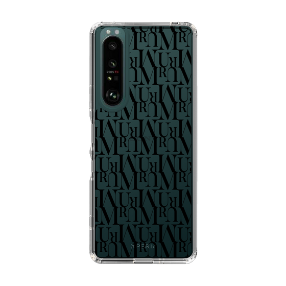 Slim Protection Case［ MURUA - Monogram - Black ］